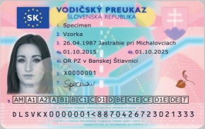 Slovak Driving license