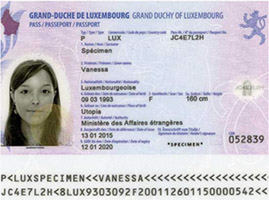 Luxemburg passport
